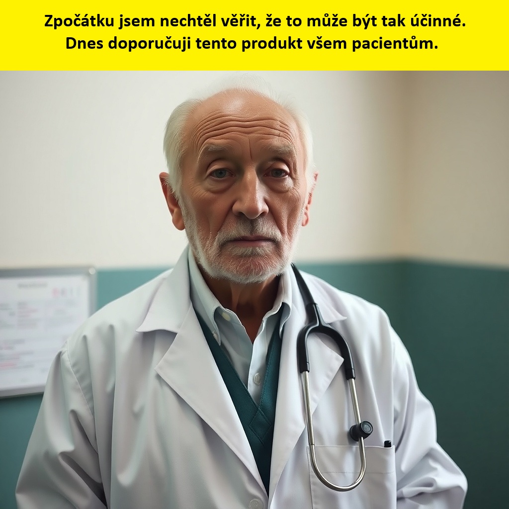 Varovná ilustrace k článku o podvodnících. Falešná fotografie údajného lékaře vytvořená AI, používaná k oklamání pacientů.